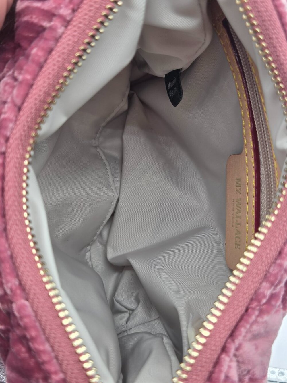 MZ Wallace Velvet Crossbody Bag | Petal Velvet | New With Tags - Picture 7 of 10